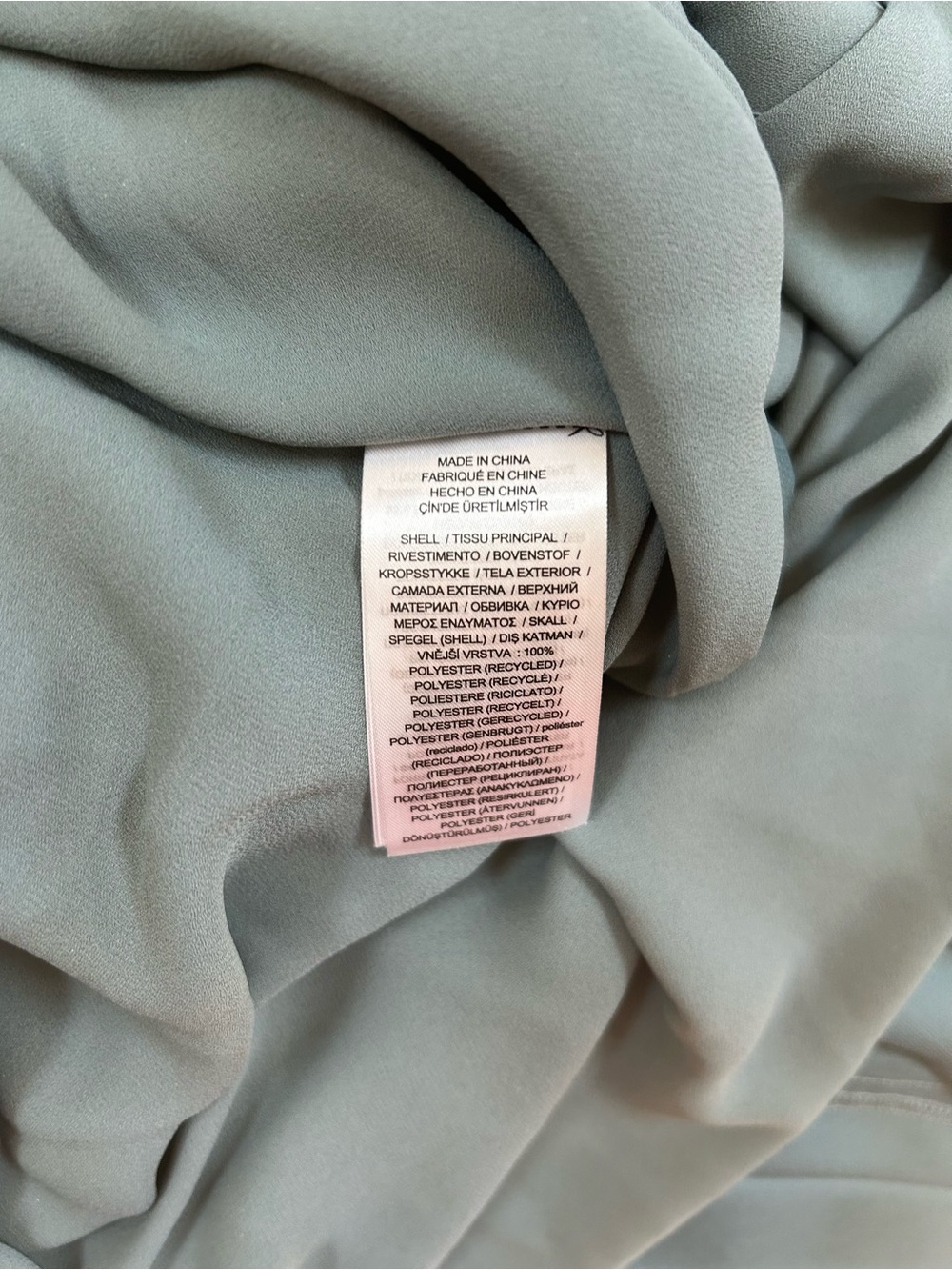 NWT Lauren by Ralph Lauren Metallic Pleated Midi Skirt Silver Blue Size 10 - Picture 8 of 9